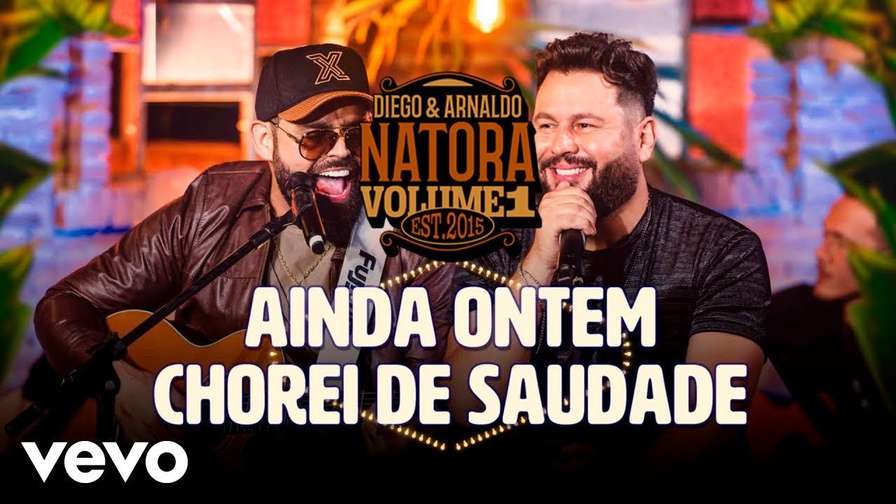 Capa do CD Diego e Arnaldo - Ao Vivo - Central dos Hits