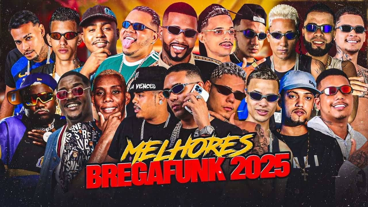 Capa do CD MEGA BREGA FUNK - Central dos Hits