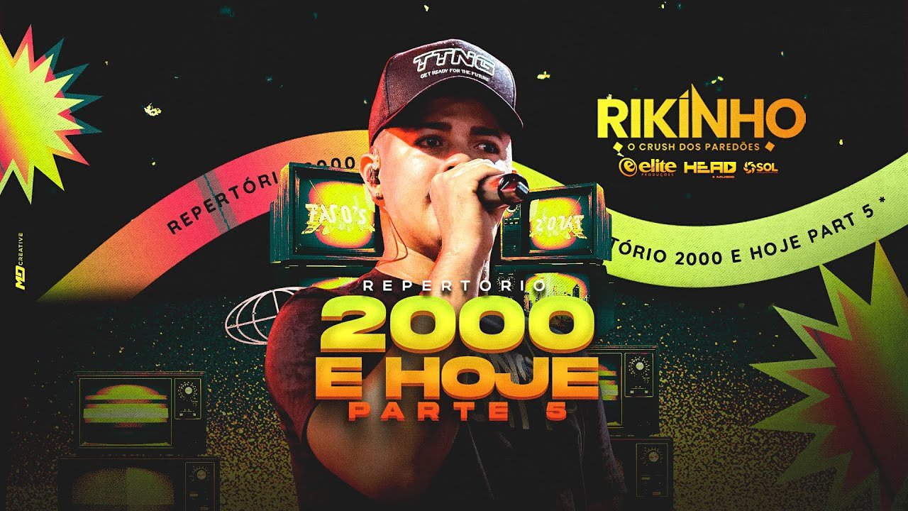 Capa do CD Rikinho - Repertorio 2000 E Hoje - Central dos Hits