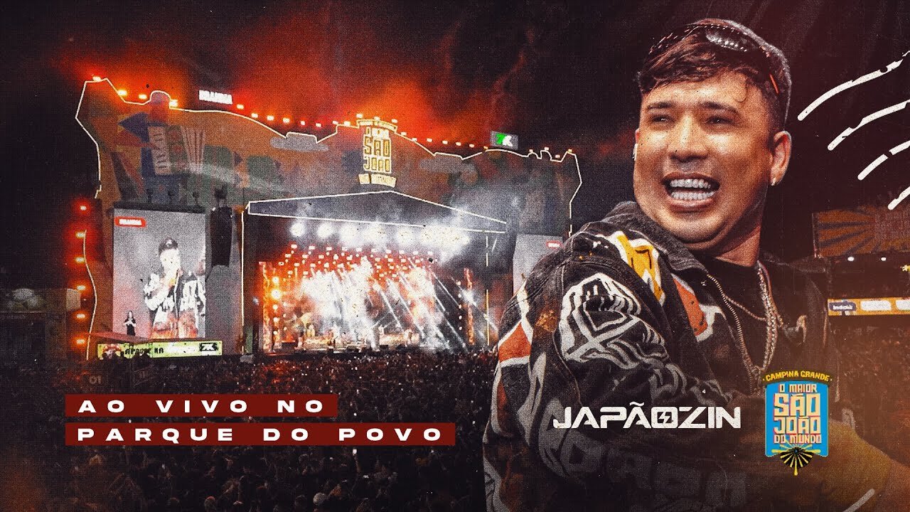 Capa do CD Japãozin - CD Ao Vivo no Parque do Povo 2025 - Central dos Hits