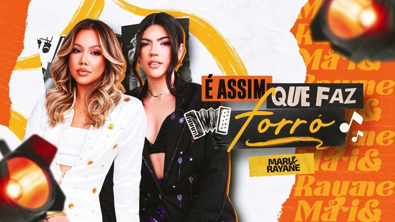 Capa do CD Mari e Rayane - É Assim Que Faz Forró - Central dos Hits