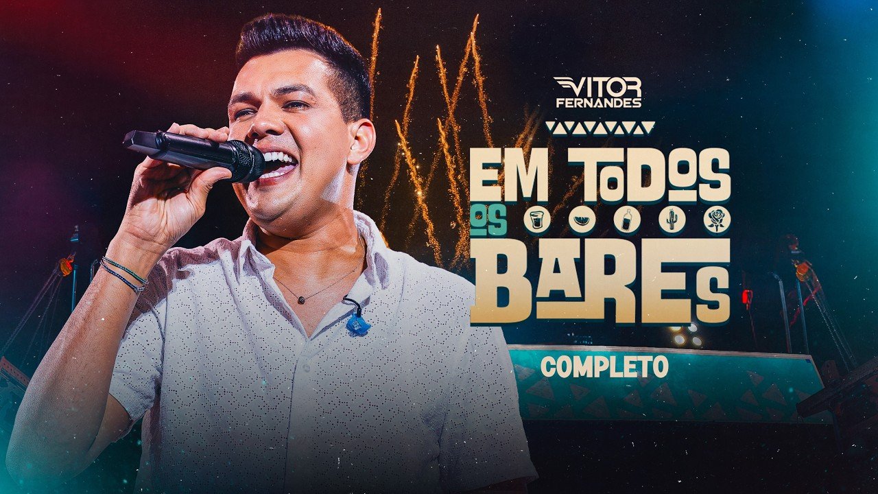 Capa do CD (DVD)  Vitor Fernandes - EM TODOS OS BARES - (Lançamento 2026) - Central dos Hits