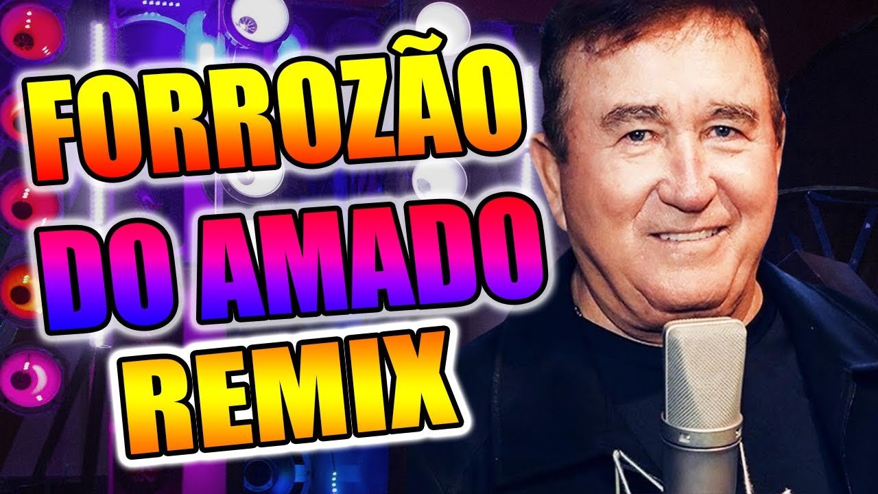 Capa do CD Amado Batista - Remix forro - Central dos Hits