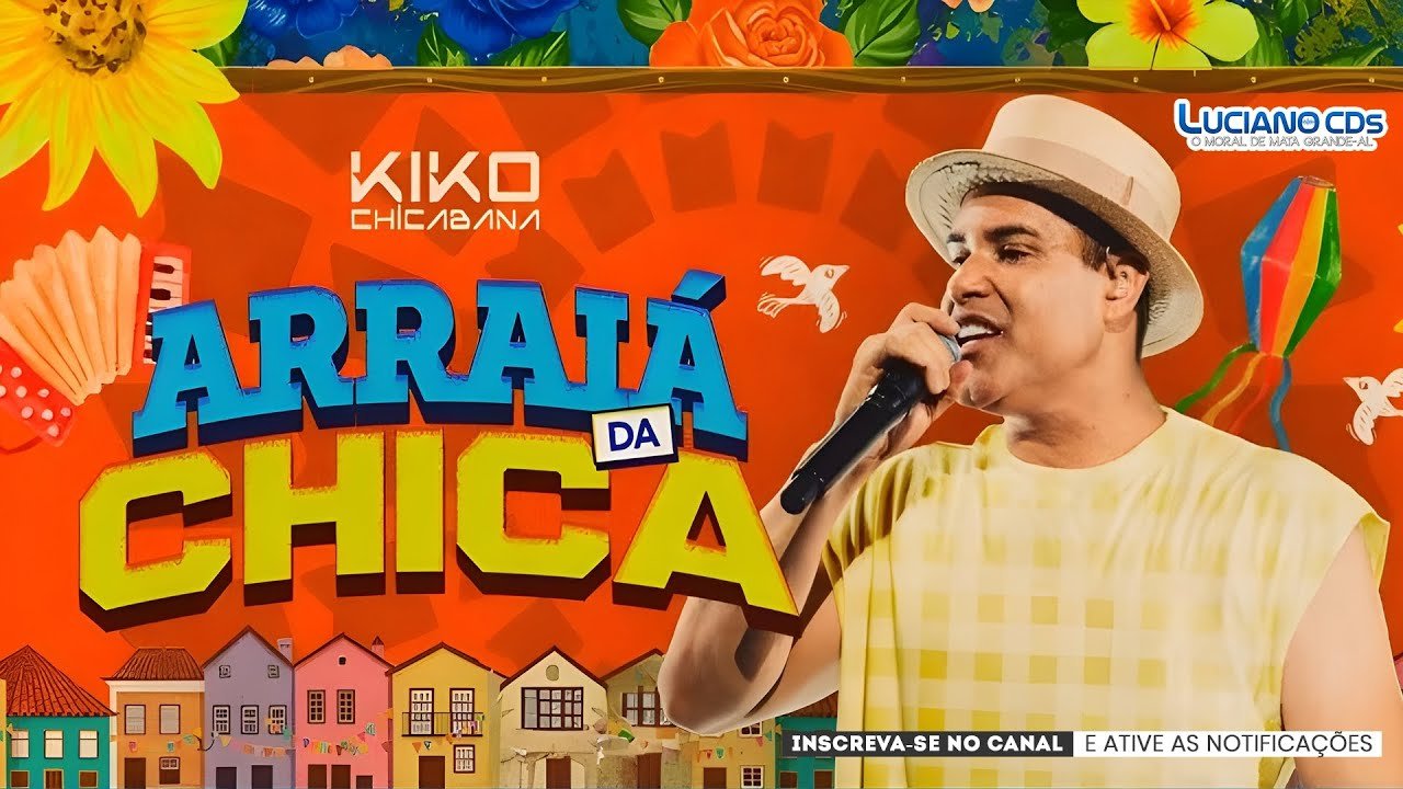 Capa do CD Kiko Chicabana - Arraia da Chica - Central dos Hits