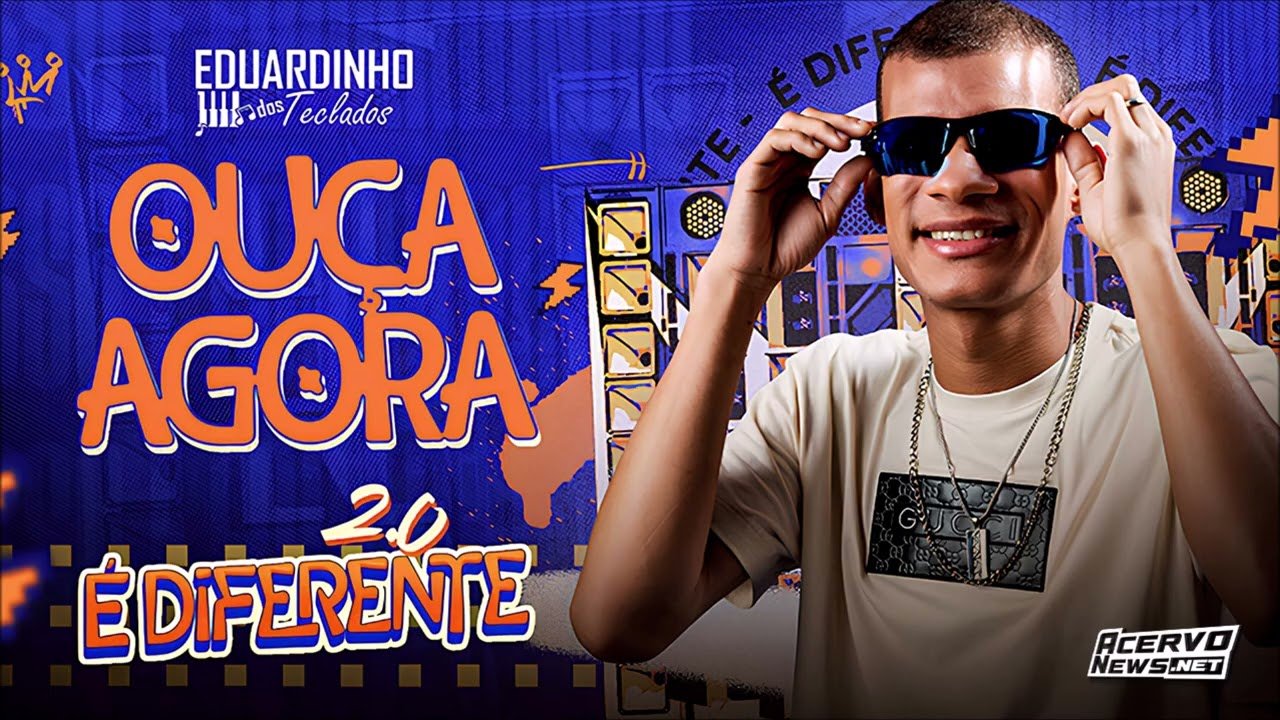 Capa do CD Eduardinho dos Teclados - E Diferente 2.0 - Central dos Hits