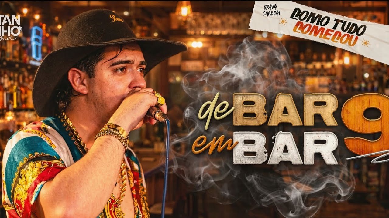 Capa do CD NATANZINHO LIMA - DE BAR EM BAR 9 - Central dos Hits