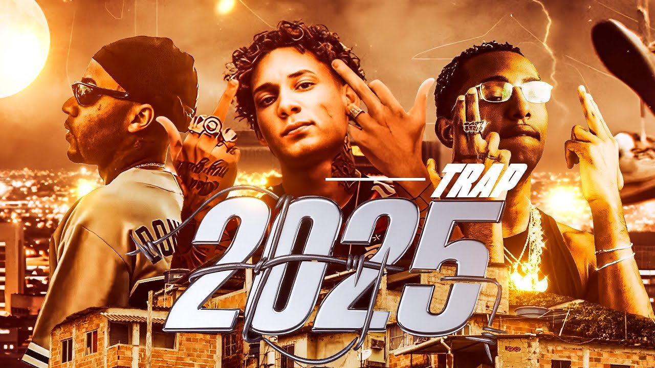 Capa do CD FUNK TRAP 2025 - Central dos Hits