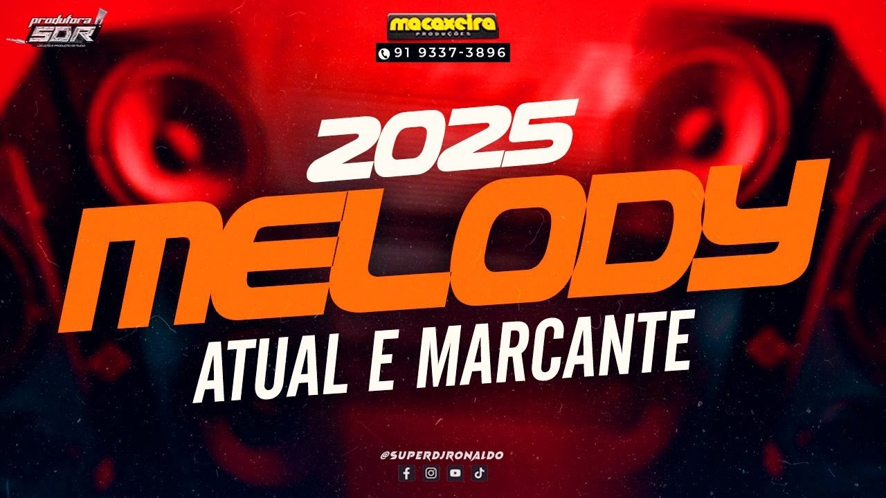 Capa do CD Seleção Melody 2025 - Central dos Hits