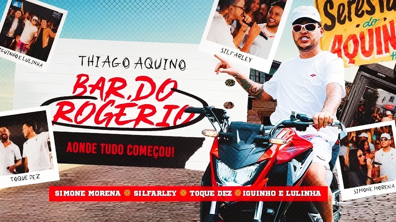 Capa do CD Thiago Aquino - Bar do Rogerio - Central dos Hits