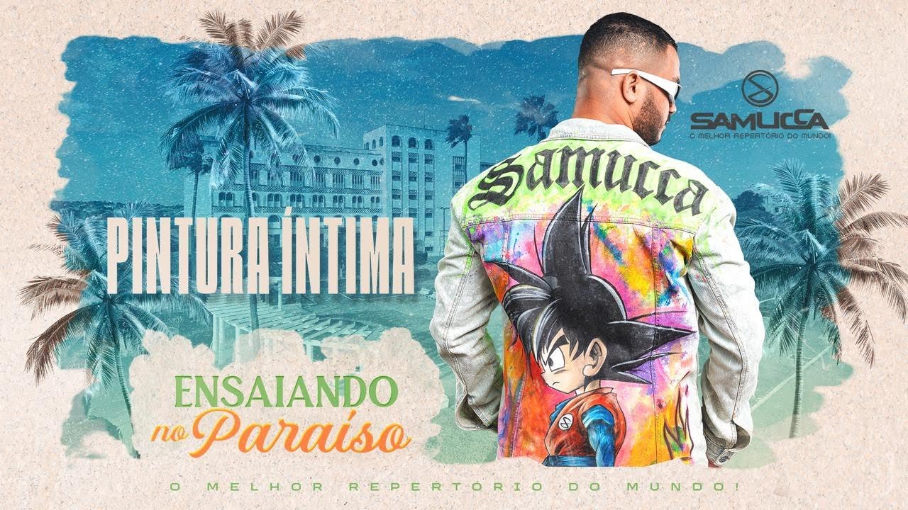 Capa do CD Samucca - Ensaiando No Paraiso Ao Vivo - Central dos Hits