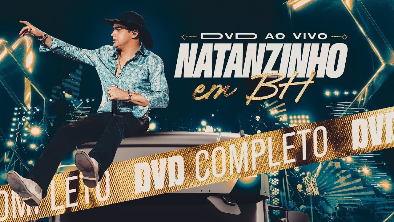 Capa do CD Natanzinho Lima - Em Bh Ao Vivo - Central dos Hits