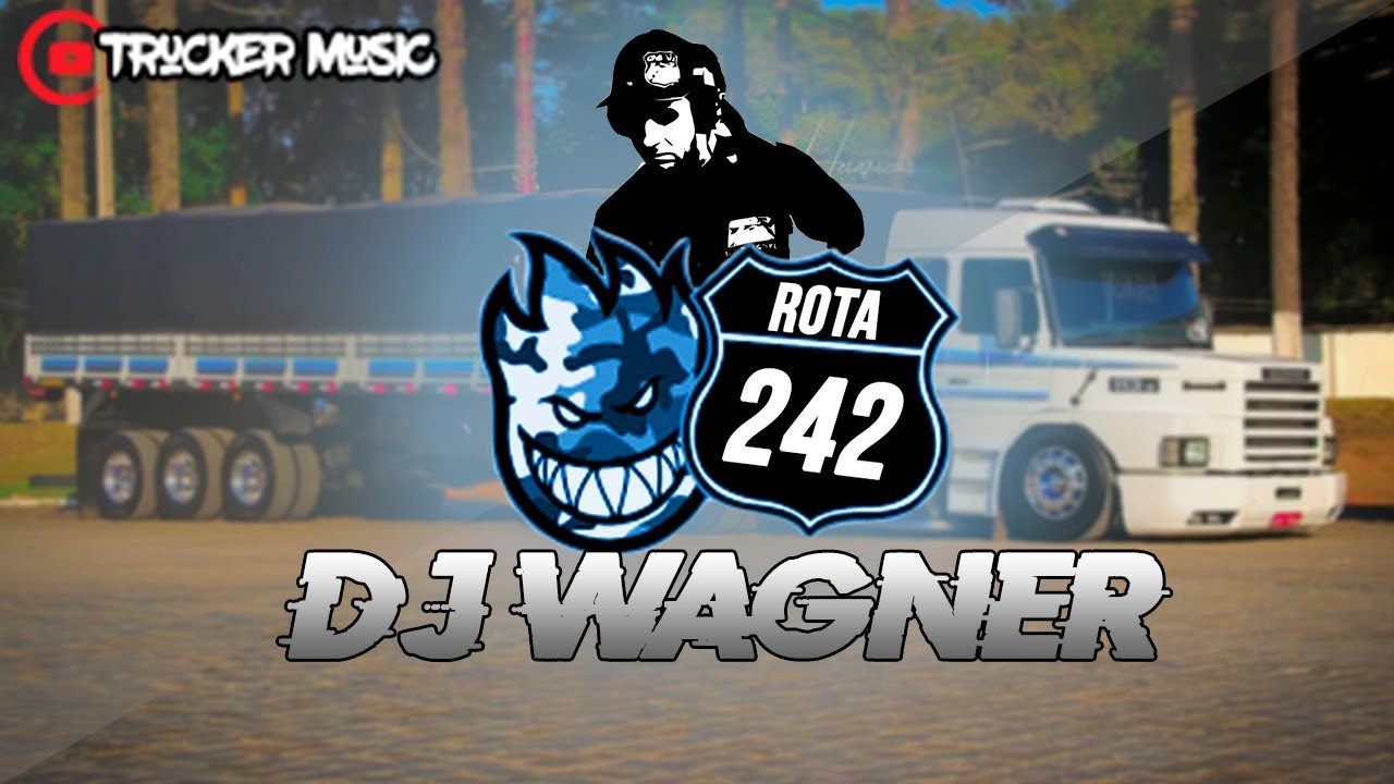 Capa do CD DJ WAGNER - CD ROTA 242 - Central dos Hits