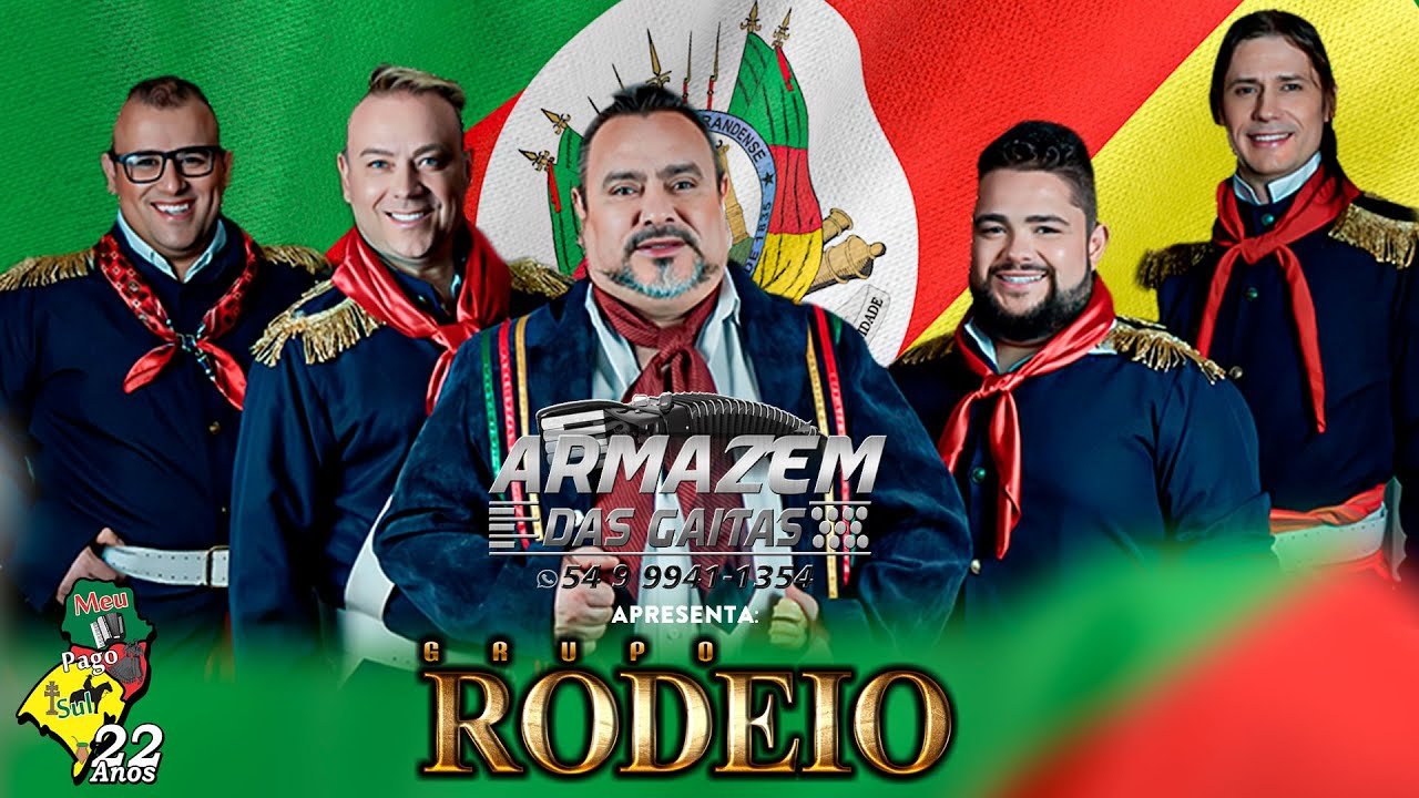 Capa do CD Grupo Rodeio - Central dos Hits