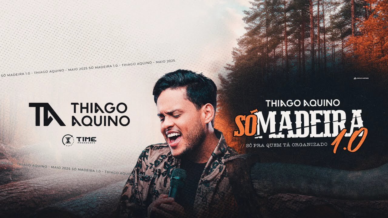 Capa do CD Thiago Aquino - Só Madeira 1.0 - Central dos Hits
