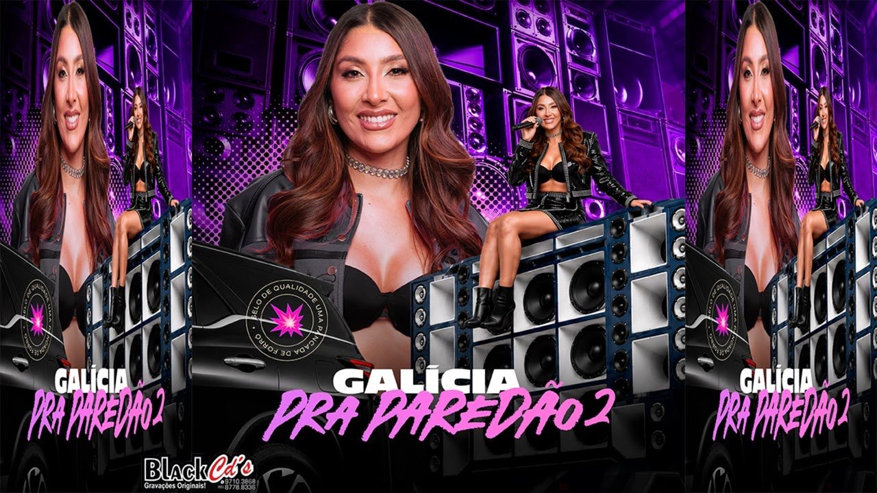 Capa do CD Galícia Pra Paredão 2 - Central dos Hits