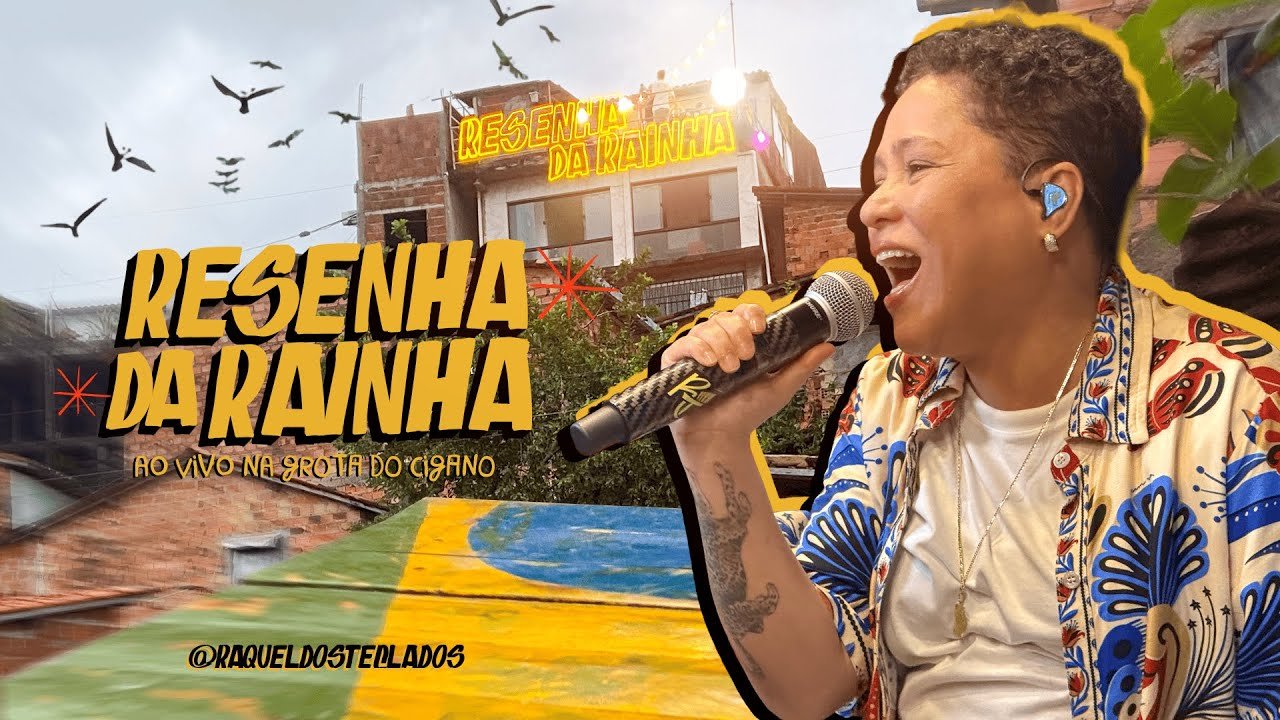 Capa do CD Raquel dos Teclados - Resenha da Rainha - Central dos Hits