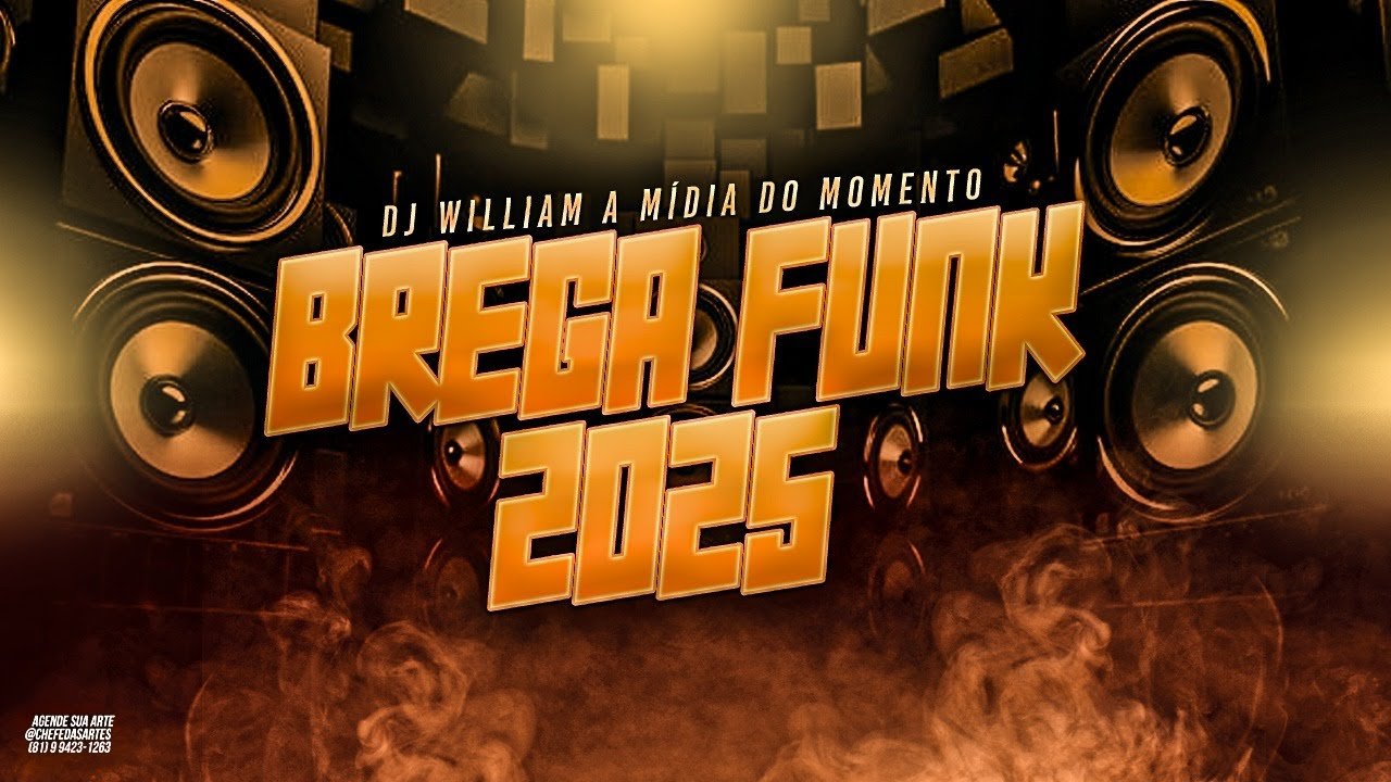 Capa do CD HITS DO BREGA FUNK 2025 - Central dos Hits