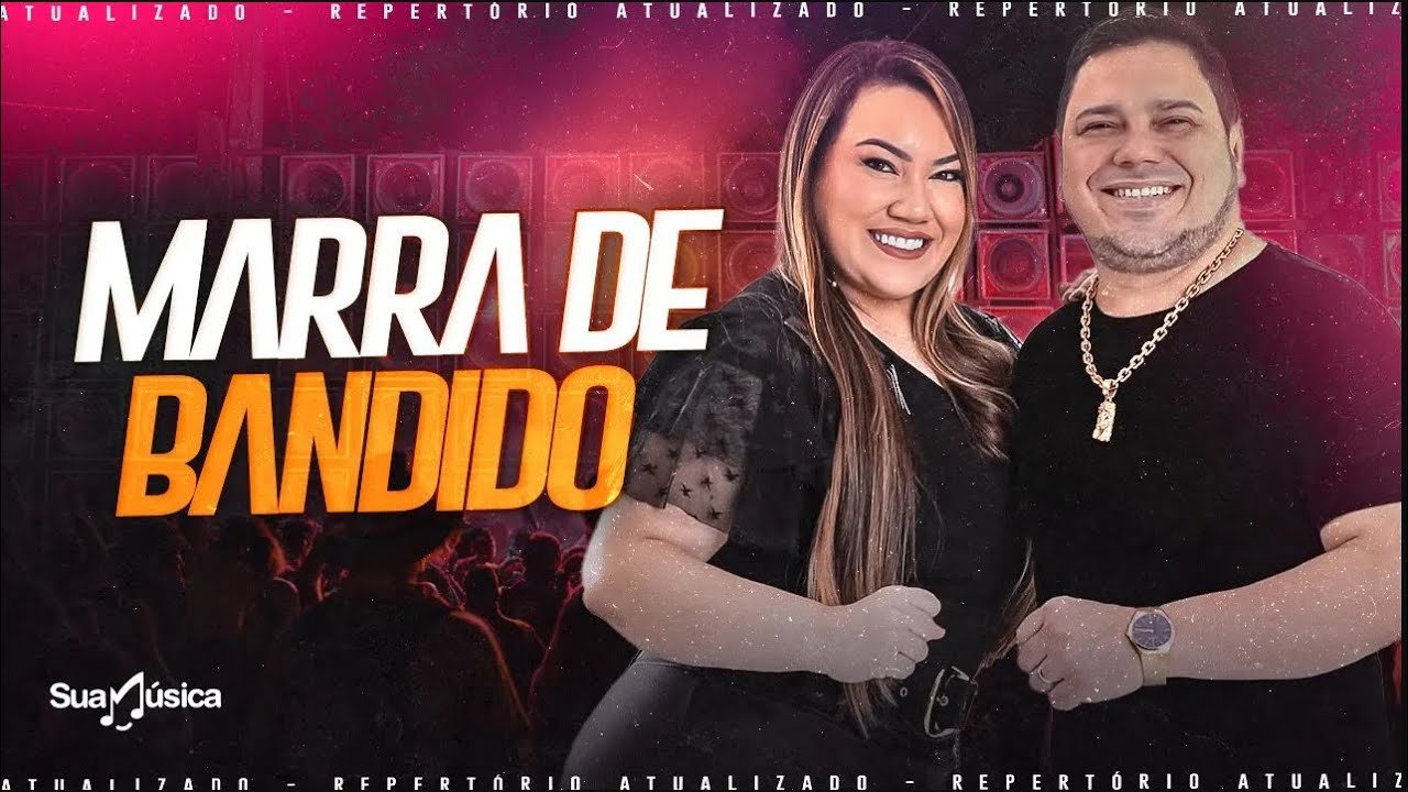 Capa do CD Claudio Ney e Juliana - Marra de Bandido - Central dos Hits