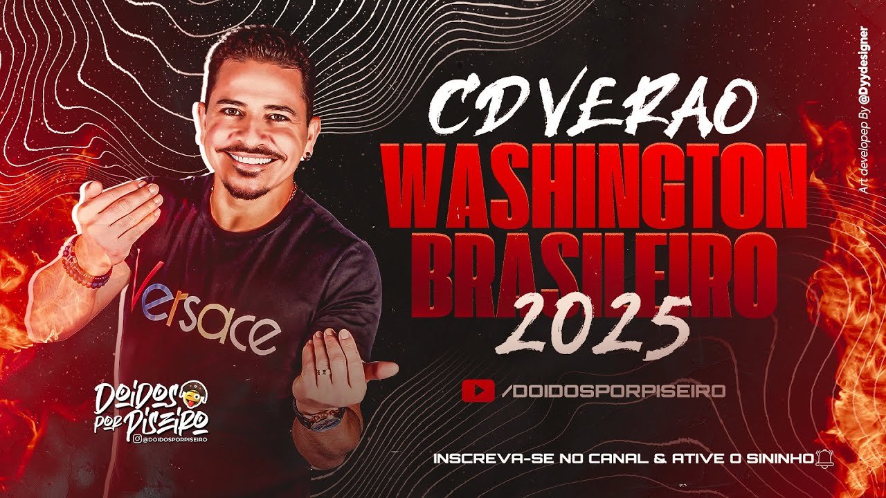 Capa do CD Washington Brasileiro - Central dos Hits