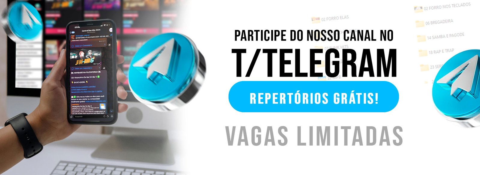 Telegram para baixar músicas